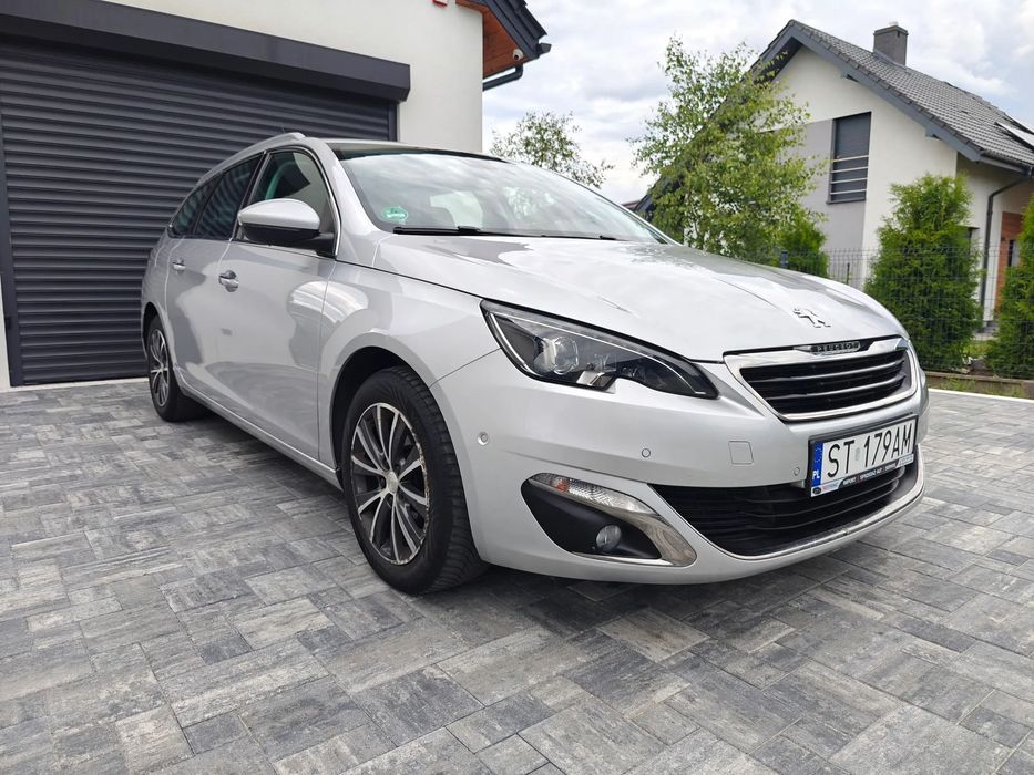 Peugeot 308 1.6 HDI 120KM | światła full LED | nowy rozrząd | keyless | serwis
