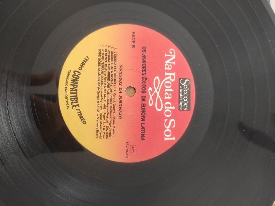 Disco Vinil Sucessos da Eurovisão 5.50€