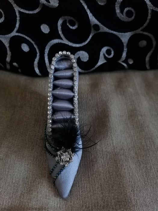 Держатель колец туфель туфелька для прикрас для обручок каблучок