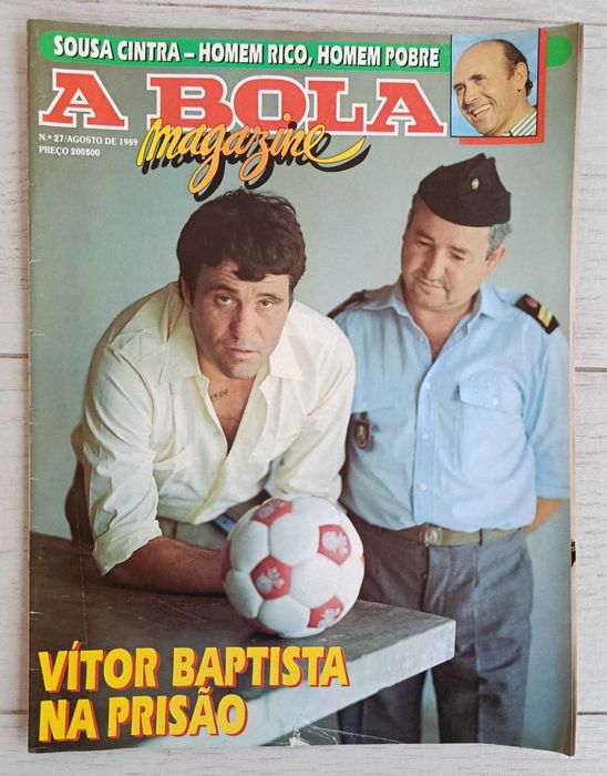 Revista "A Bola Magazine" nº27, 1989 - Vitor Batista, S.Cintra, R.Mota