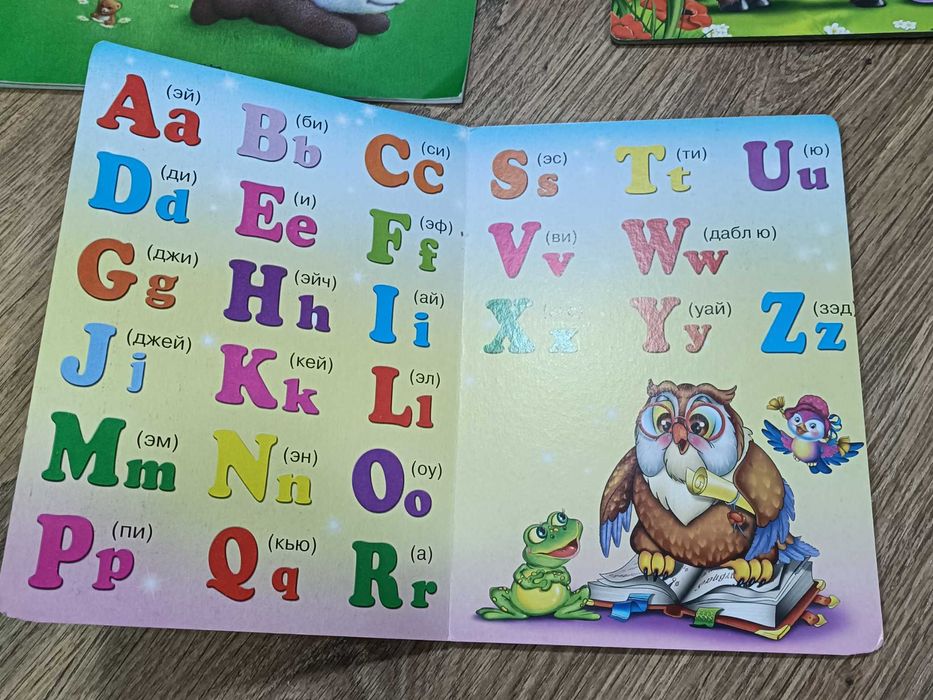 Віршики книги для дітей тварини алфавіт англійська абетка