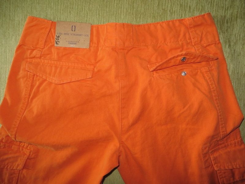 Укороченные оранжевые брючки Lands ´ End. Америка. Размер XS/S.
