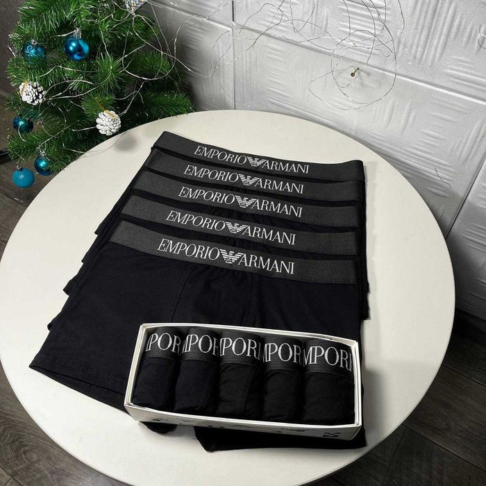Мужской набор трусов Armani черный (M-XXXL)
