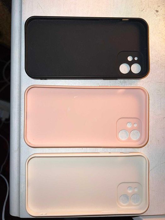 Capas varias cores Iphone 12 e película Anti spay64551685134339120