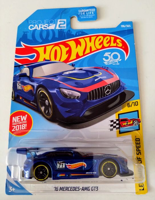 Hot Wheels Mercedes AMG GT3 - model 2018