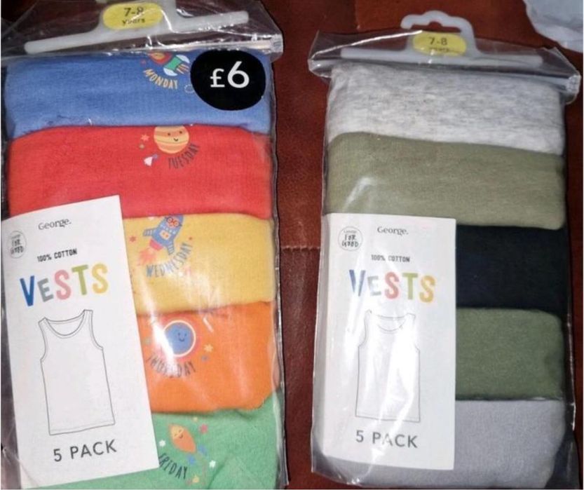 Новые майки мальчик M&S 14 13 12 11 10 9 8 7 6 5 2 года нові George