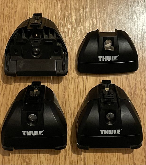 4 suportes Thule rapid system 753 + Kit 4018