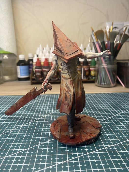 Фігурка Pyramid Head Пірамід Хед Silent Hill друк художня розмальовка ...