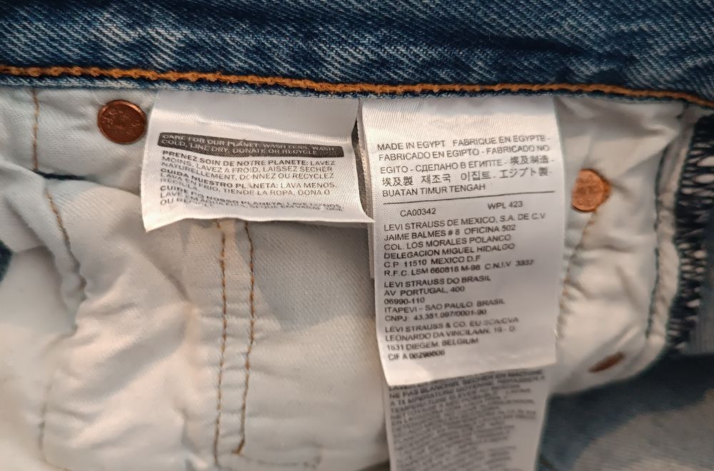 Spodnie Jeans Levi's 501 Custom Oryginalne r. 34/30