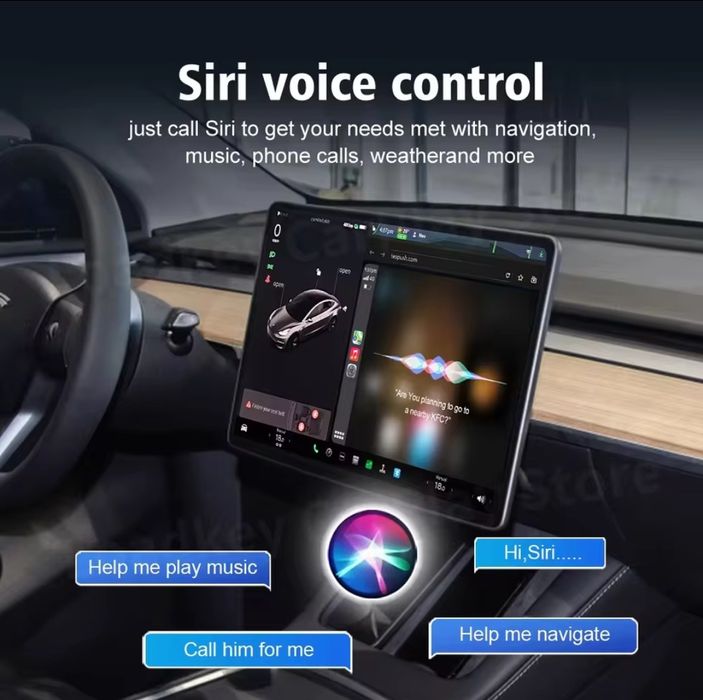 Чудовий Подарунок CarlinKit CarPlay Android Auto для Tesla Model 3 Y