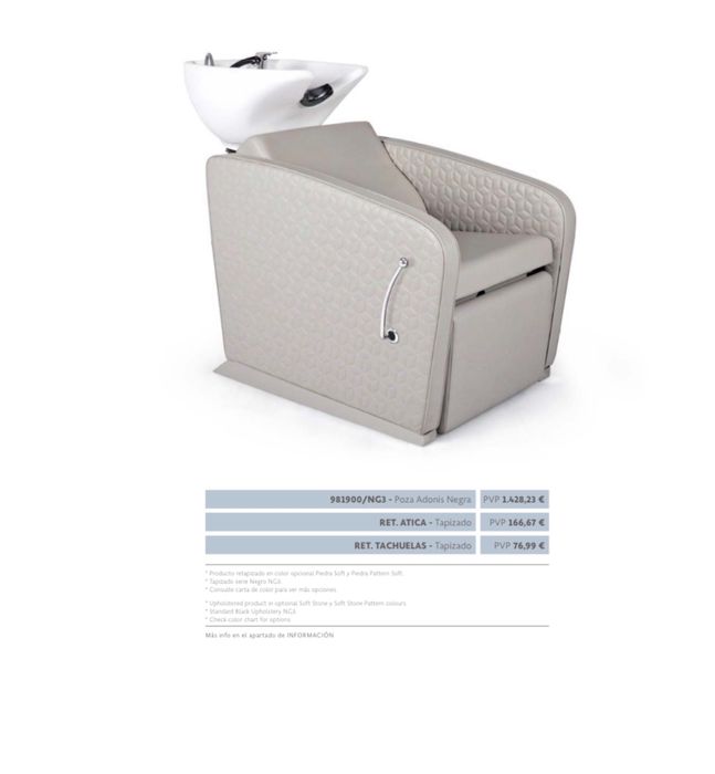 Rampas lavagem lavacabecas