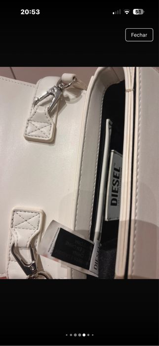 Bolsa diesel white.