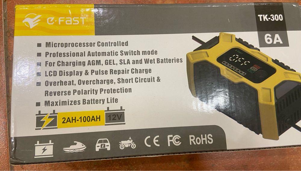 Зарядний пристрій для акумулятора