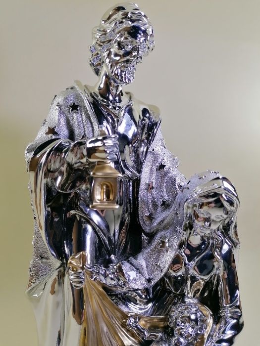 Presépio Grande em Prata Bilaminado