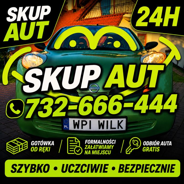 SKUP AUT Samochodów Auto Kasacja Złomowanie Auto Złom Kasacja Pojazdów