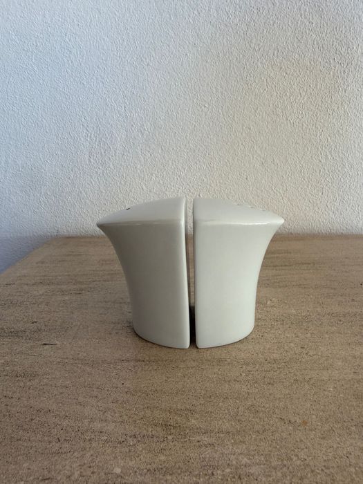 Conjunto Saleiro Pimenteiro Porcelana Vista Alegre