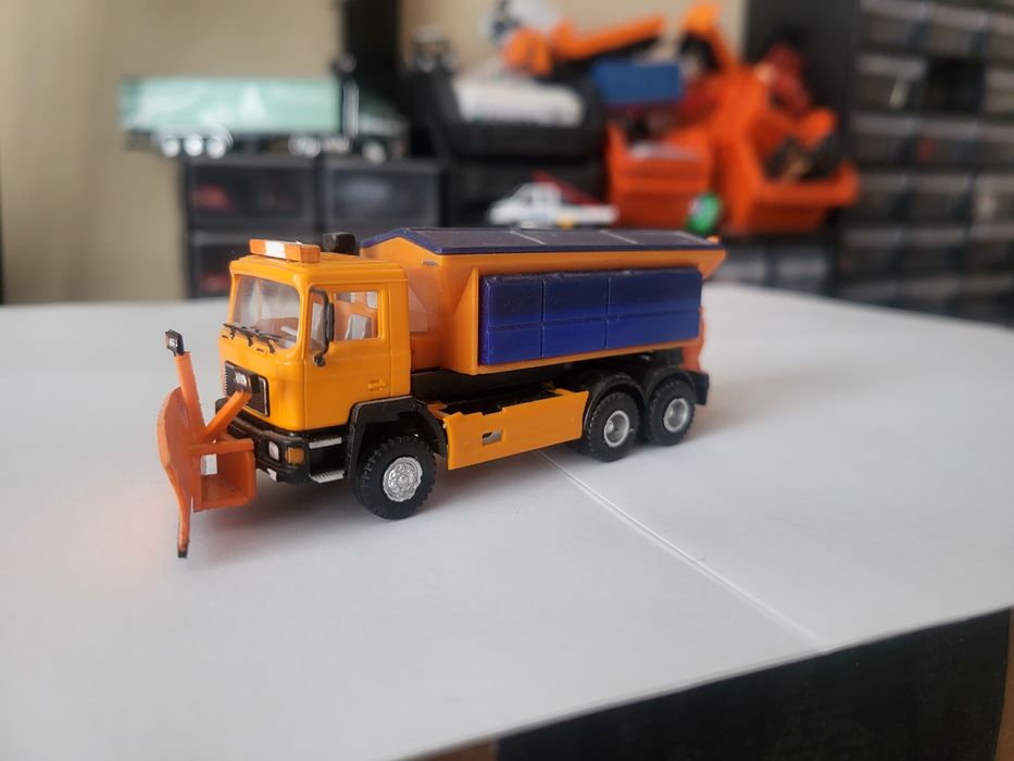 MAN F90 pług śnieżny 1/87