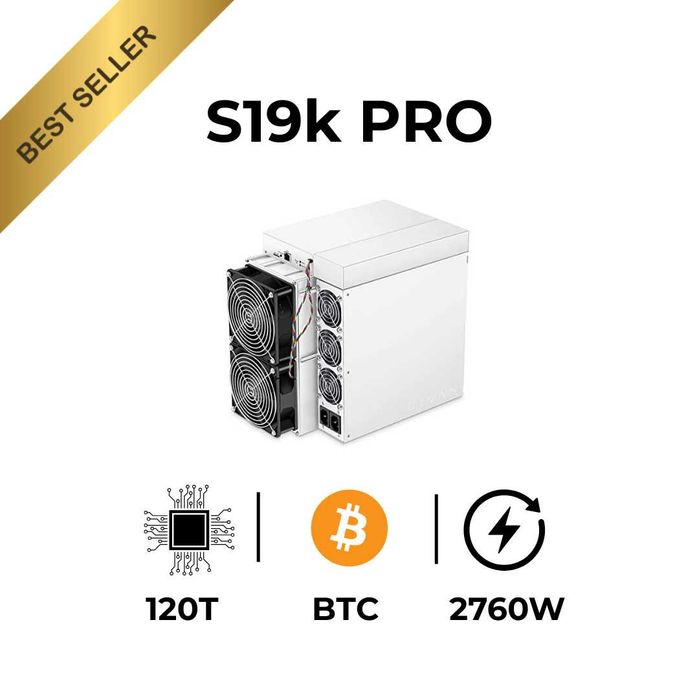 Bitmain Antminer S19k Pro 293Th