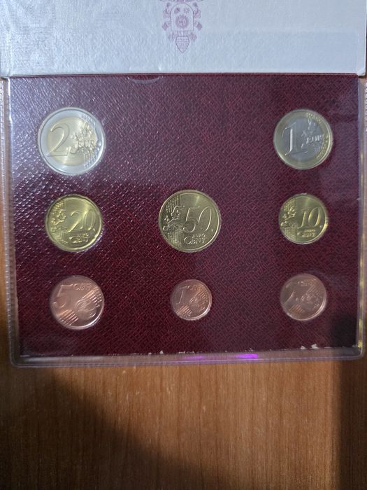 Série Oficial de Moedas de Euro do Vaticano datada de 2021