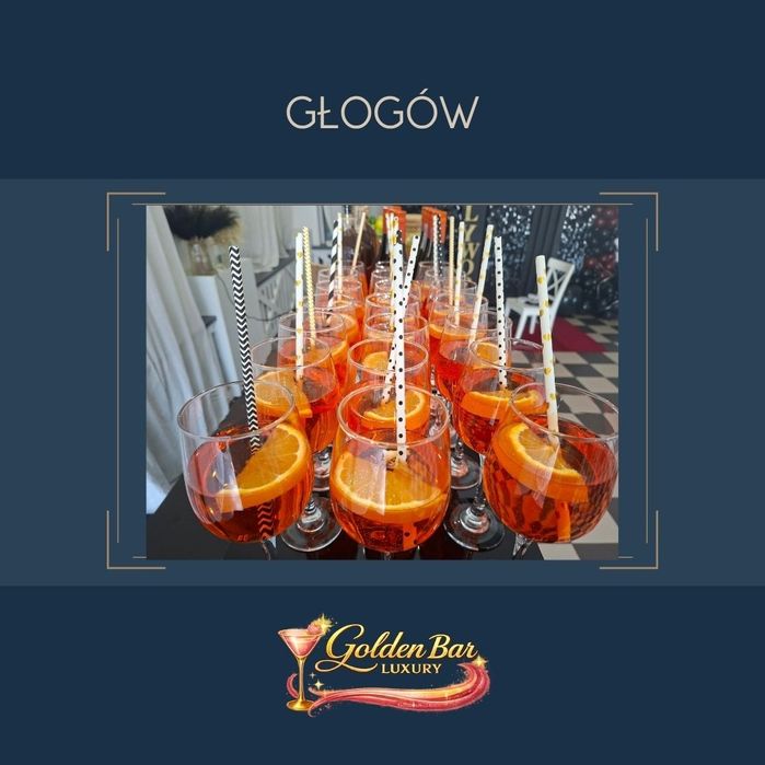 Golden Bar Barman na wesele Mobilny Bar