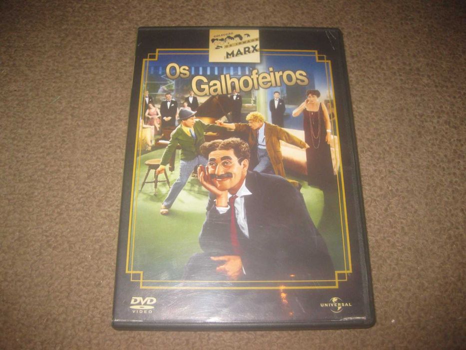 DVD "Os Galhofeiros" com os Irmãos Marx/Raro!