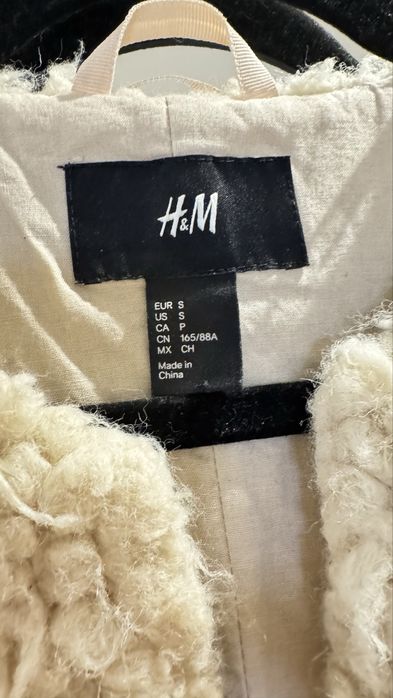 H&M Teddy Colete | Belted | Cozy & Chic