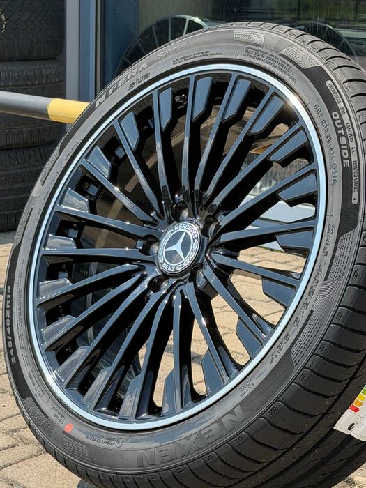 Nowe koła zimowe Mercedes 19 cali klasa E 213 238 CLS 257 CLE 236 czarny połysk wieloramienne