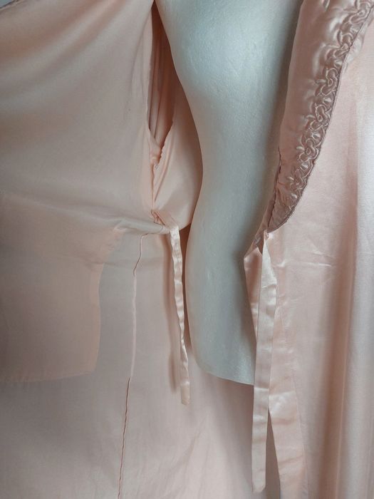 Szlafrok princess typu silk haft