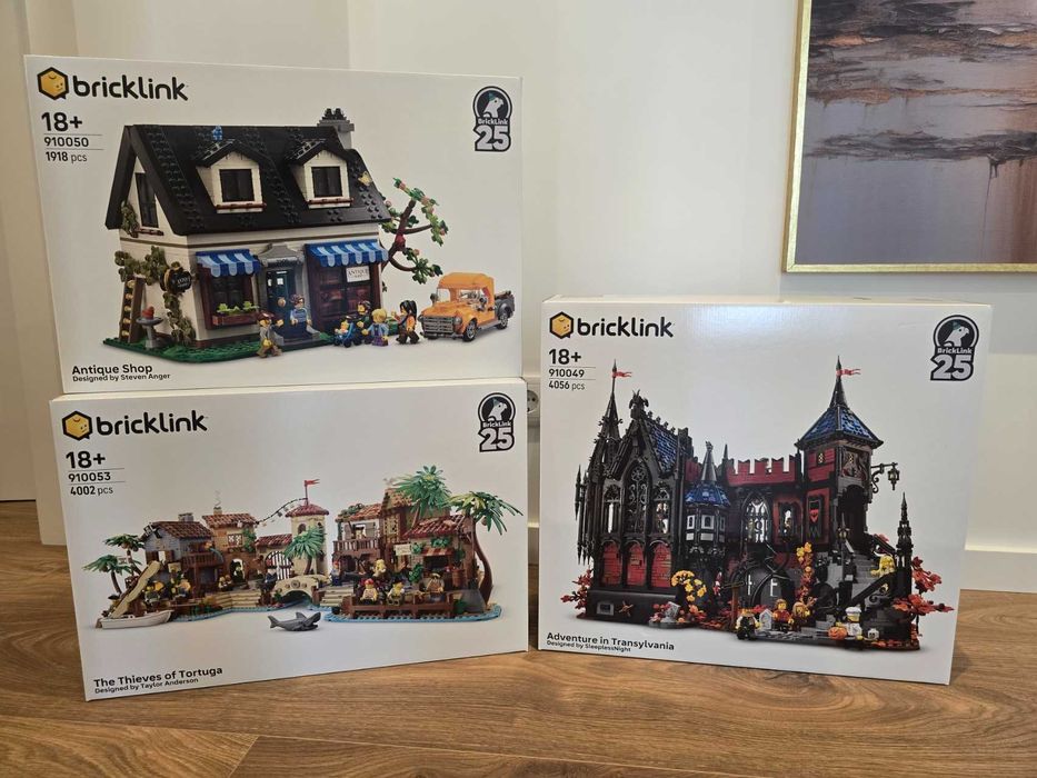 Lego BrickHeadz Bricklink Fortnite GWP Ideas One Piece Simpsons e outros