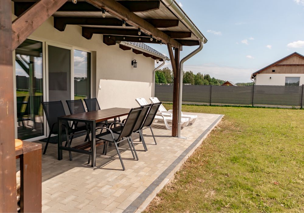 Domki Apartamenty na mazurach 7-14  osób. Całoroczny z balią