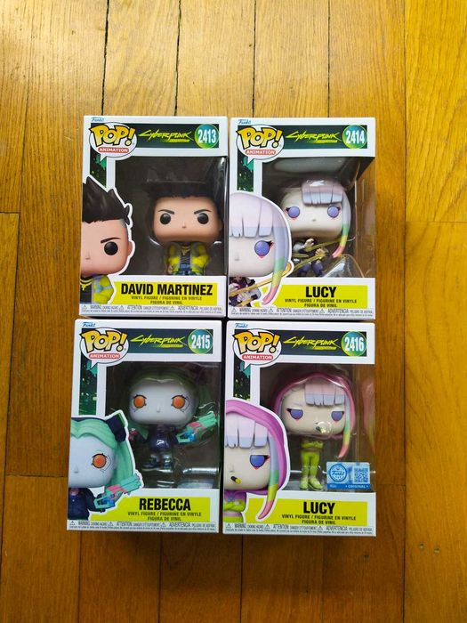 Funko Pop Cyberpunk 2413, 2414, 2415, 2416