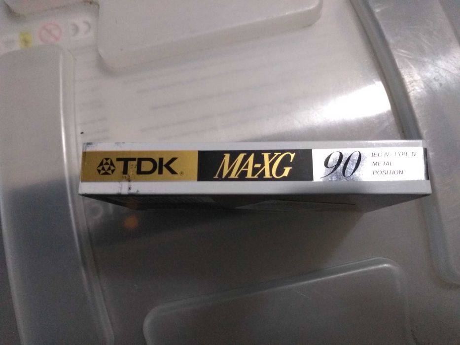Cassetes de áudio VINTAGE, TDK MA-XG 90, NOVAS!