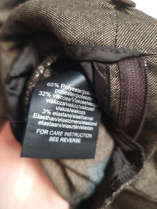 Spodnie brązowe cygaretki