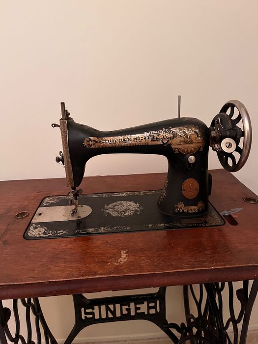 Máquina de costura da singer