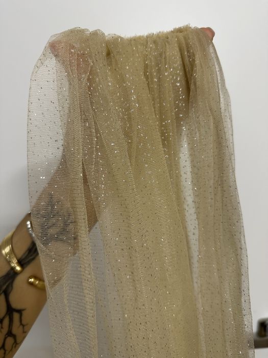 Фата весільна шампань