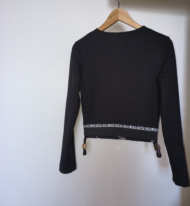Czarna bluza  zapinana na zamek Loewe