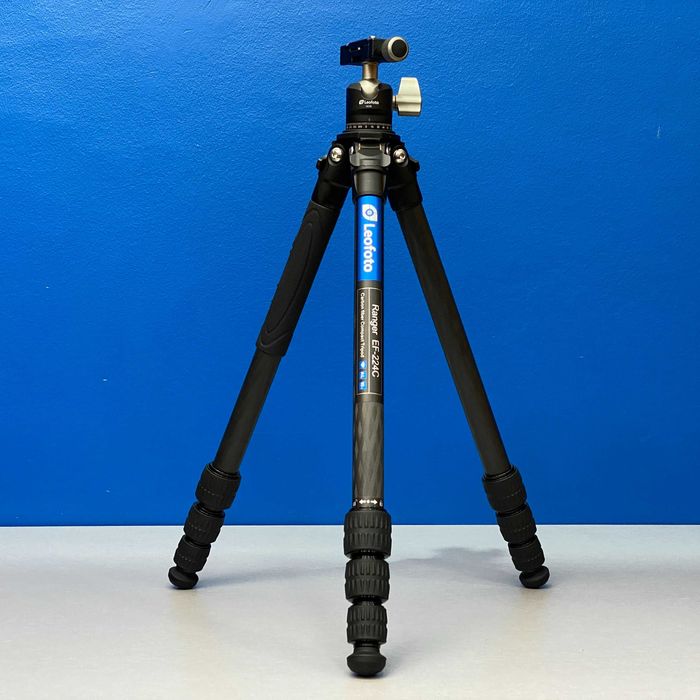 Tripé de Carbono Leofoto Ranger EF-224C + LH-25 (910g)