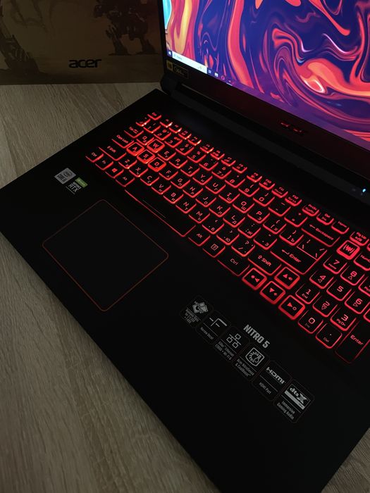17.3! RTX 3050ti i5 10300H Acer Nitro 5 ігровий ноутбук 144 hz 16 ram