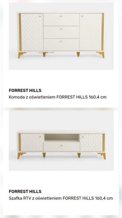 Komoda i szafka RTV FORREST HILLS Agata Meble