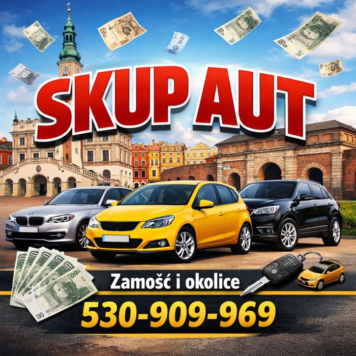 Skup Aut Zamość i Okolice Całe, Uszkodzone, Powypadkowe