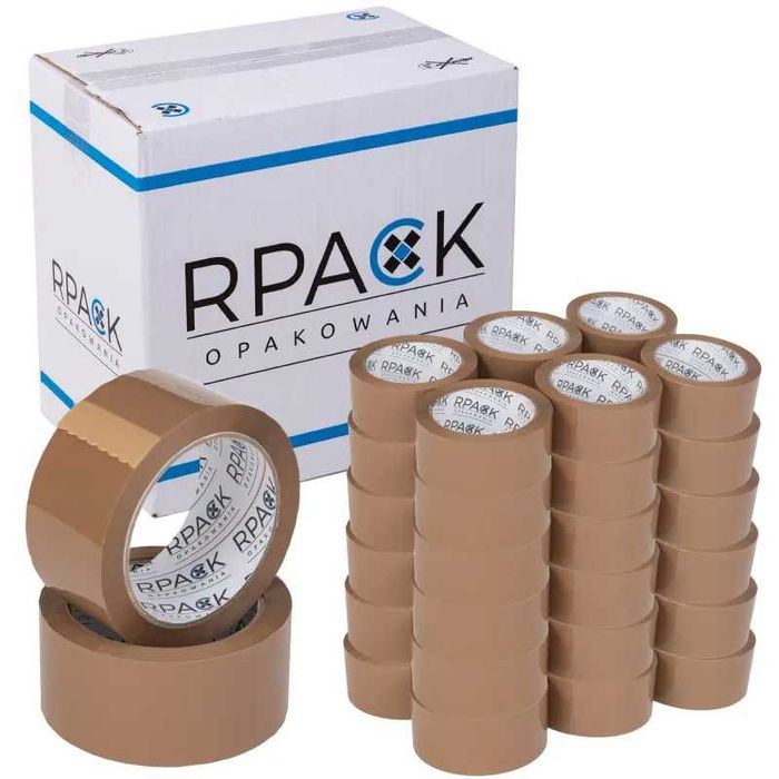 Taśma RPACK Akryl Transparent/Brąz 48/100y - 1szt.