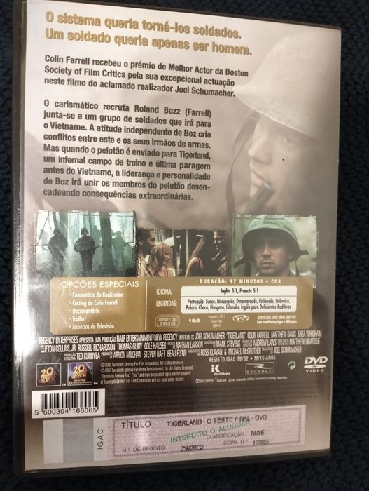 Filme Tigerland com Colin Farrell