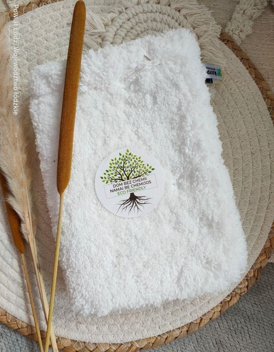 Rękawica biała Nova z żółtą metką M Raypath