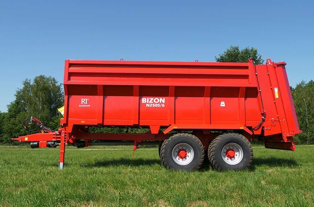 Rozrzutnik N250S/6 BIZON 14t - Najbardziej Konkurencyjna Cena!