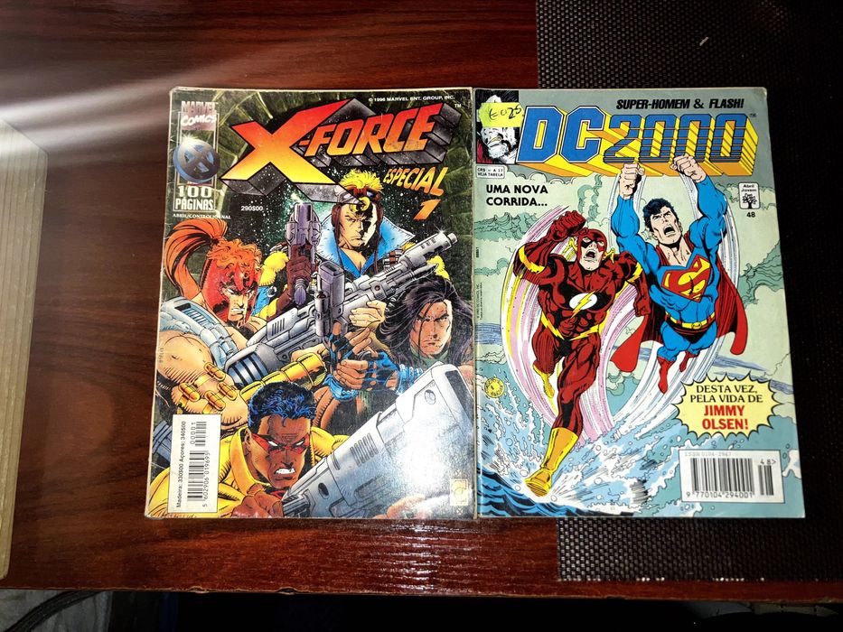 Bandas Desenhadas: Wolverine, Super-Homem, Homem-Aranha, DC.