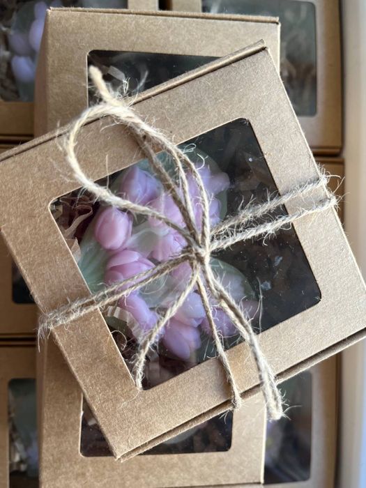 Мило ручної роботи квіти