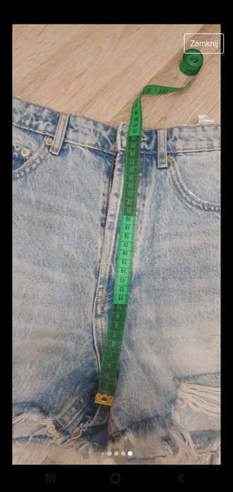 Szoty damskie zara jeans 40