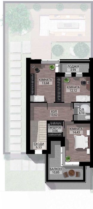 Таунхаус 120 м2 Хай-Тек| Family Park|Всі центральні комунікації|Буча - Вид 6