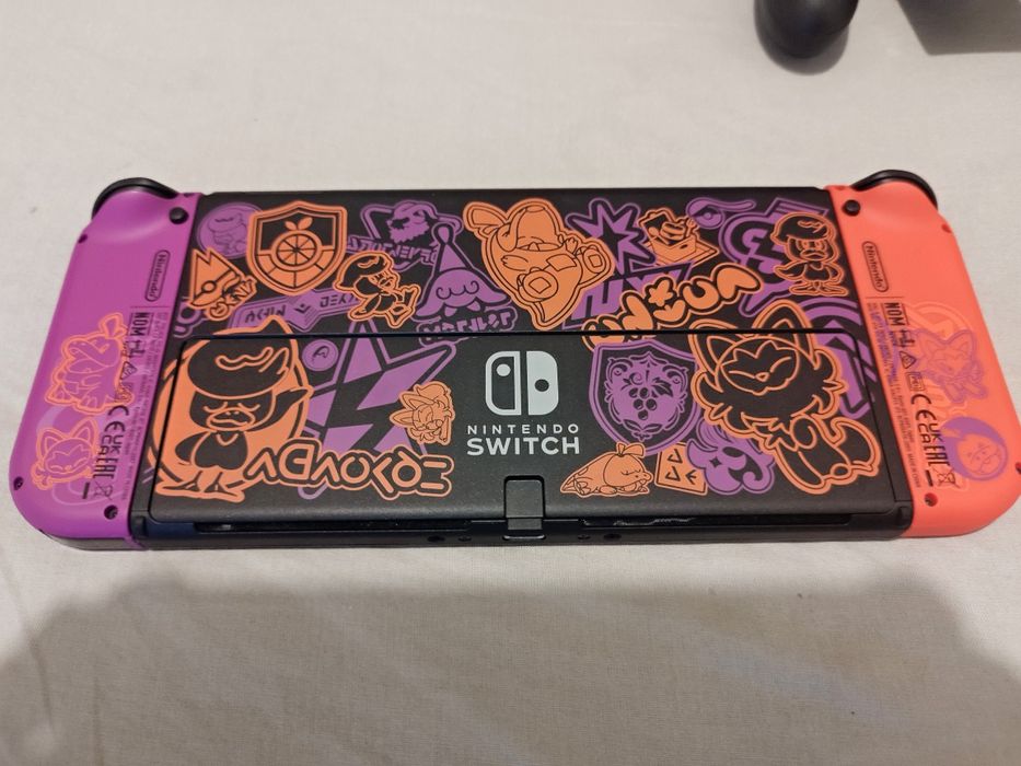 Nintendo switch OLED Pokémon 64Gb + 2 jogos