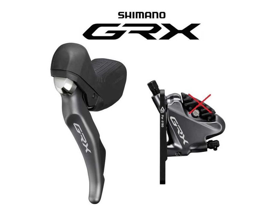 NOWY hamulec przedni Shimano GRX klamkomanetka ST-RX810 2 rzędy GRAVEL